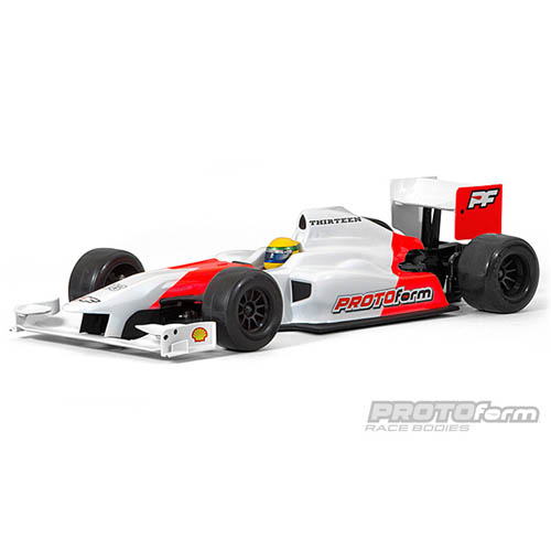 AP1537-30 F1-Thirteen Clear Body for F1 for 1:10 Formula 1
