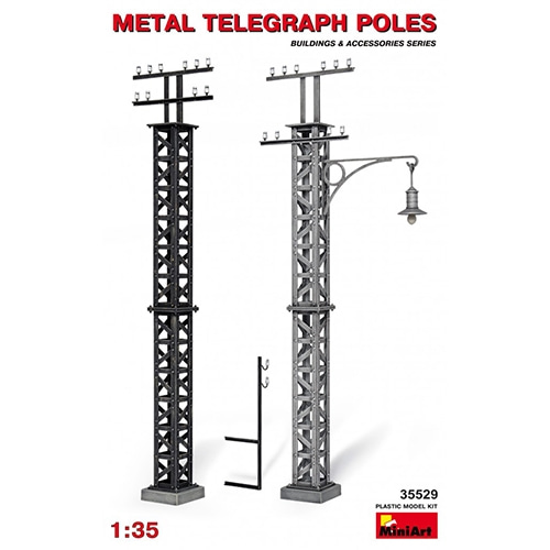 BE35529 1/35 Metal Telegraph Poles(전신주)