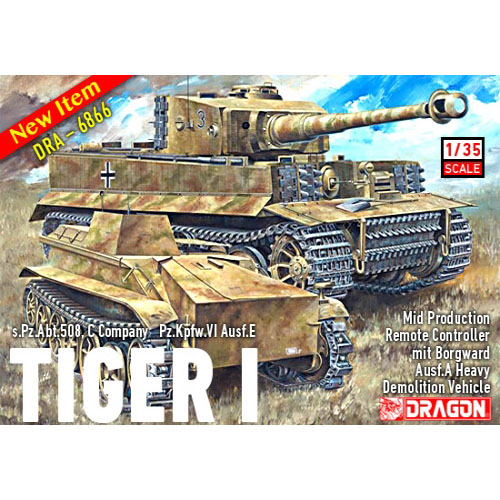 BD6866 1/35 Tiger I Mid mit Borgward IV Ausf.A