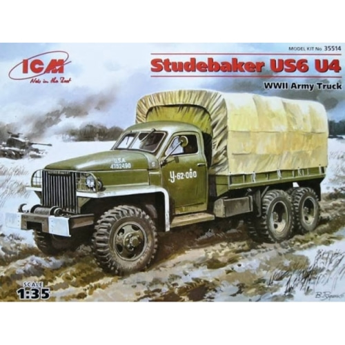 BICM35514 1/35 Studebaker US6 U4 , WWII Army Truck