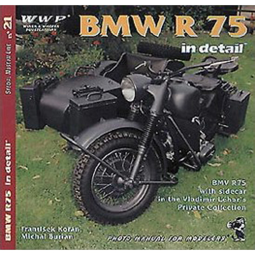 BSR21 BMW R75 WWII motorcycles in detail