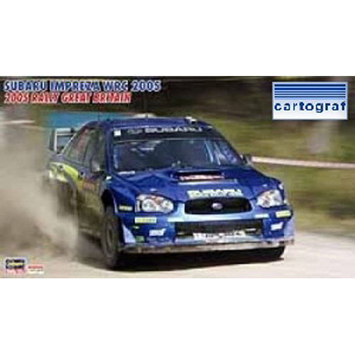 BH20229 1/24 Subaru Impreza WRC 2005 &#039;2005 Rally Great Britain&#039; w/ Grade up P.E parts(카르토그라프 데칼포함)