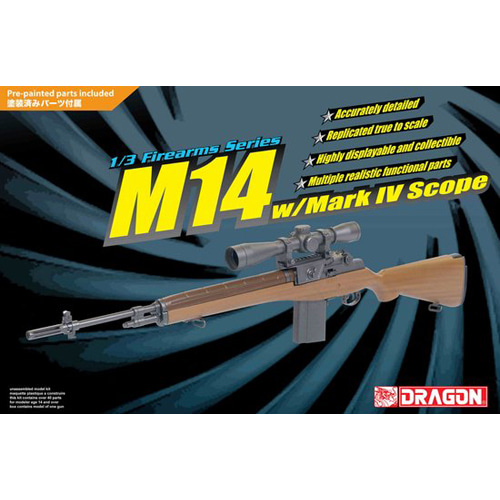 BD1311 1/3 M14 Rifle w/Mark IV Scope
