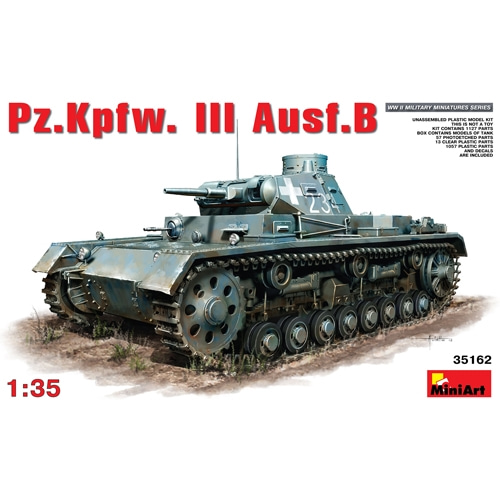 BE35162 1/35 Pz.Kpfw.III Ausf.B(3호전차 B형)(New Tool-2014)
