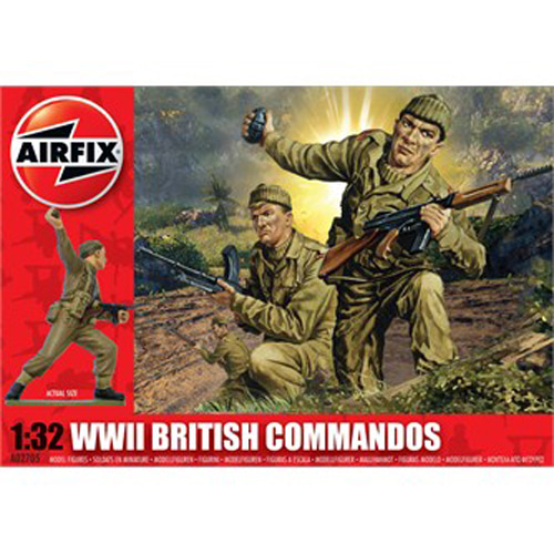 BB02705 1/32 WWII British Commandos (인형 14개 포함)