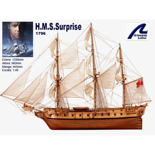 BA22910 1/48 H.M.S. Surprise 1796 - English frigate