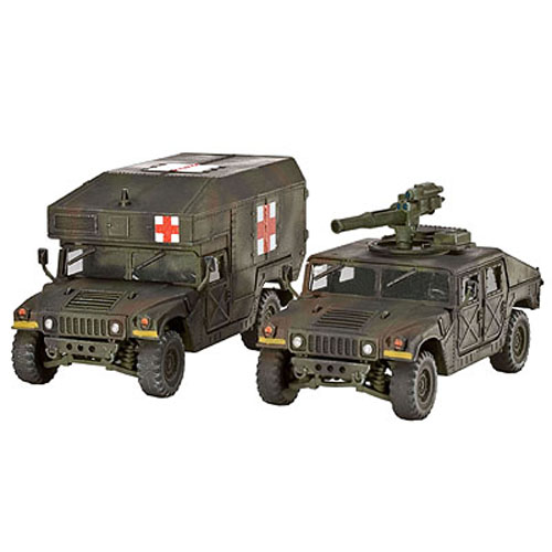 BV3147 1/72 HMMWV M966 Tow Missile Carrier and M997 Maxi Ambulance (레벨 단종 예정 1304)