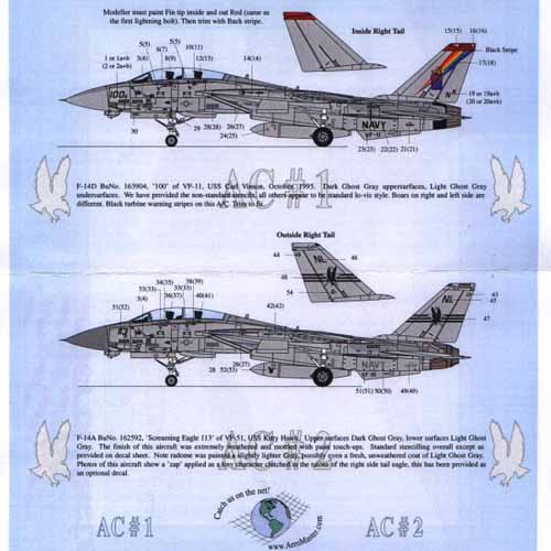 ESN48560 1/48 F-14 Anytime babe!! F-14 Tomcats Pt IX (F-14 Tomcat F-14A F-14D)