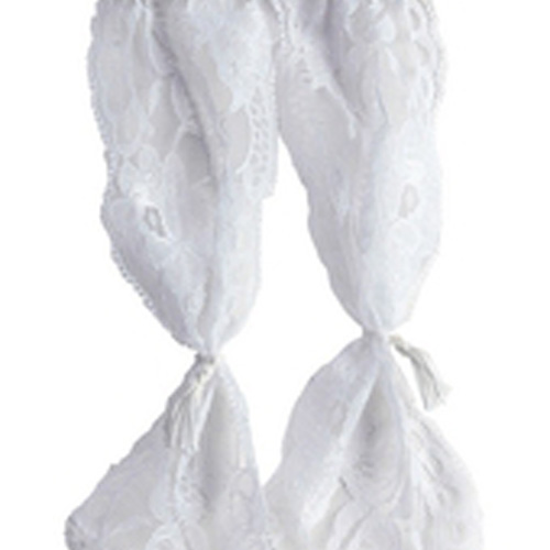 BA11328 1/12 White cotton courtains 11x10cm(흰색 커튼 11cm X 10cm)