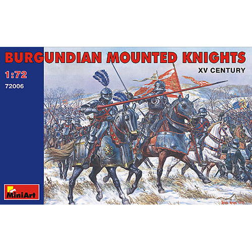 BE72006 1/72 Burgundian Mounted Knights. XV century