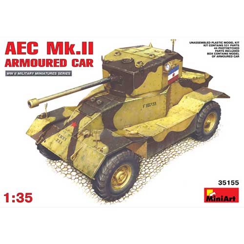 BE35155 1/35 AEC Mk.II Armored Car (New Tool- 2013)