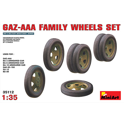 BE35112 1/35 GAZ-AAA Family Wheels set