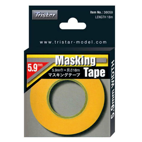 BR38059 Masking Tape 5.9mm x 18m