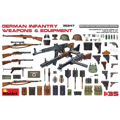BE35247 1/35 German Infantry Weapons &amp; Equipment