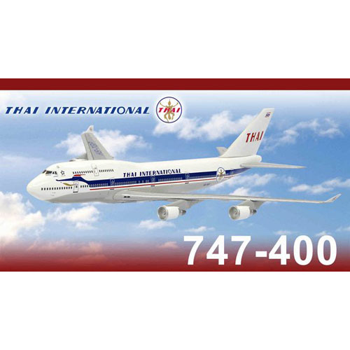 BD56248 1/400 Thai International B747-400 ~ HS-TGP (50th Anniversary Retro Livery)