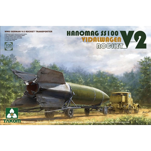 BT2110 1/35 V-2 Rocket w/Vidalwagen Hanomag SS100