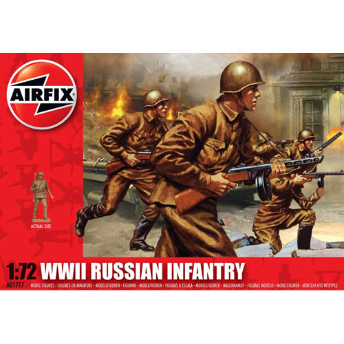 BB01717 1/72 WWII Russian Infantry (인형 41개 포함)