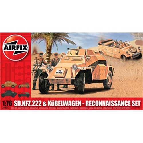 BB02312 1/72 Sd.Kfz.222 &amp; K?belwagen - Reconnaissance Set(에어픽스 단종)