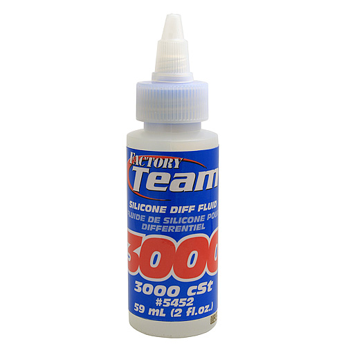 AA5452 FT Silicone Diff Fluid 3000cst for gear diffs / 2oz ?New flip-top cap