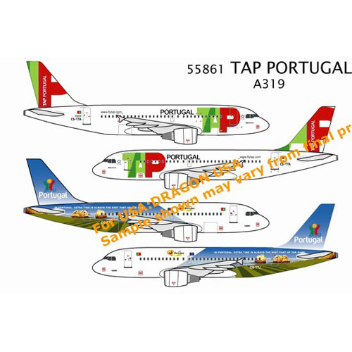 BD55861 1/400 TAP Portugal A319 ~ CS-TTA &amp; CS-TTJ (Twin Pack) (Airline)