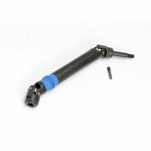 AX5551 Driveshaft assembly (1) left or right (fully assembled ready to install)/ M3/12.5mm yoke pin (1)