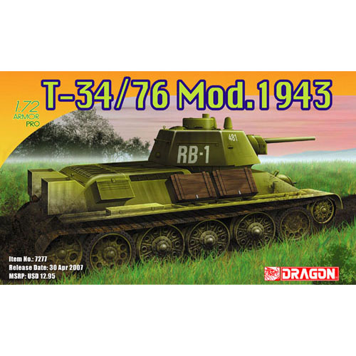 BD7277 1/72 T-34/76 Mod.1943