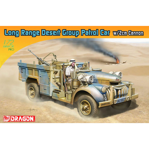 BD7504 1/72 Long Range Desert Group Patrol Car w/2cm Cannon