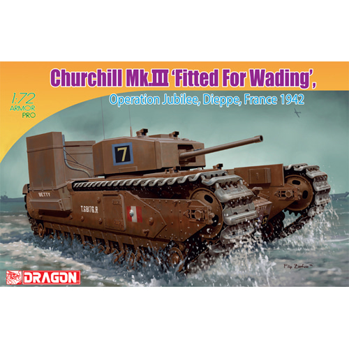 BD7520 1/72 Churchill Mk.III “Fitted For Wading” Operation Jubilee Dieppe France 1942