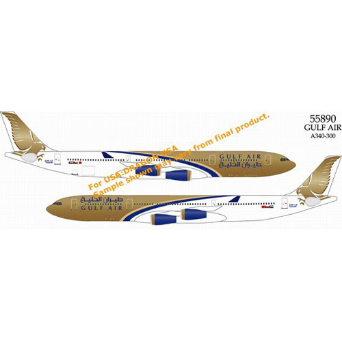 BD55890 1/400 GULF AIR A340-300