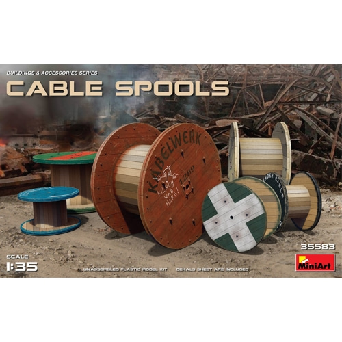 BE35583 1/35 Cable Spools