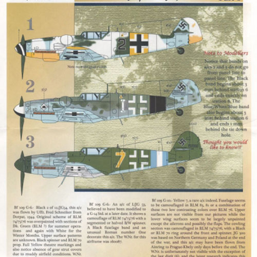 ESP48251 1/48 BF-109 In Defense of the Reich Pt V (Bf-109G-2 G-10 G-14