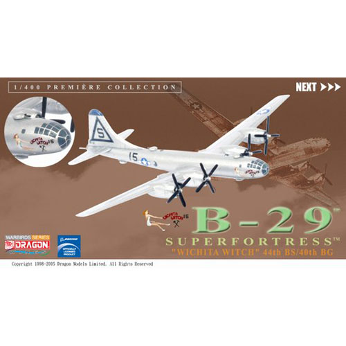 BD55757 1/400 B-29 Superfortress &#039;Wichita Witch&#039; w/Collector Tin