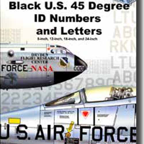 ESN48802 1/48 US 45 DGS Black Letter/Number