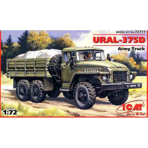 BICM72711 1/72 URAL-375D Army Truck