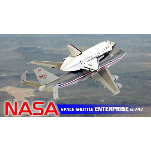 BD56183 1/400 Space Shuttle &#039;Enterprise&#039; Testing Mission w/ Boeing 747-100 Transporter (Space)