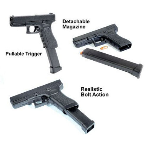 BD1303 1/3 G17 w/Extended Magazine + Gun Case