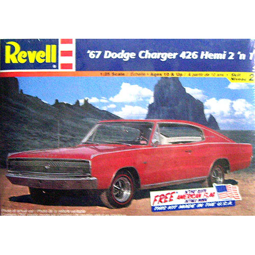BM7669 1/25 `67 Dodge Charger 2`n 1