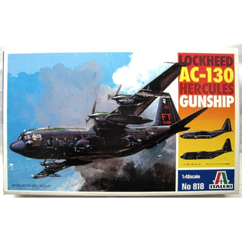 BI0818 1/48 Lockheed AC-130 Hercules Gunship-데칼 노후 및 빛바램