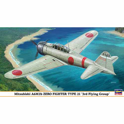 BH09875 1/48 MITSUBISHI A6M2b ZERO FIGHTER TYPE 21 &#039;3RD FLYING GROUP&#039;