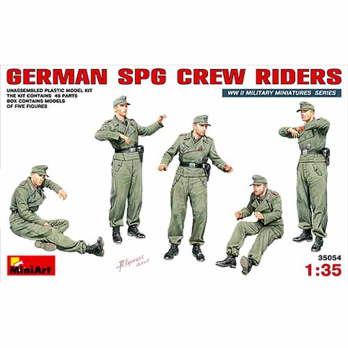 BE35054 1/35 German Self Propelled Gun Crew Riders